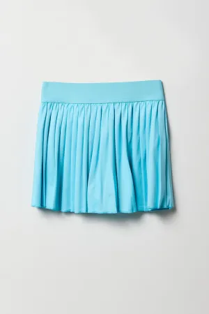 Jupe-short de tennis à plis pour filles