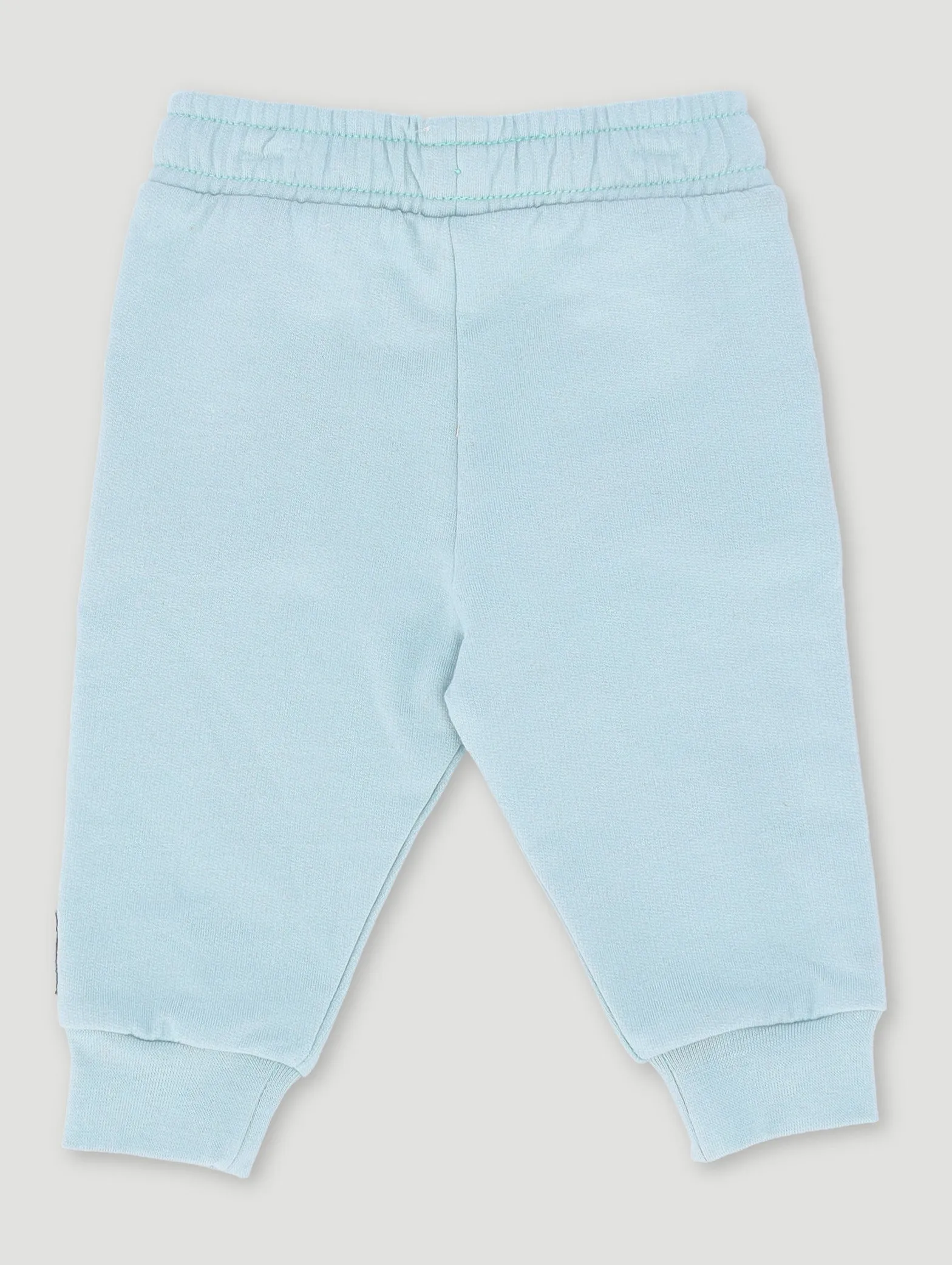Keedo Baby Girls Mint Fleece Logo Jogger