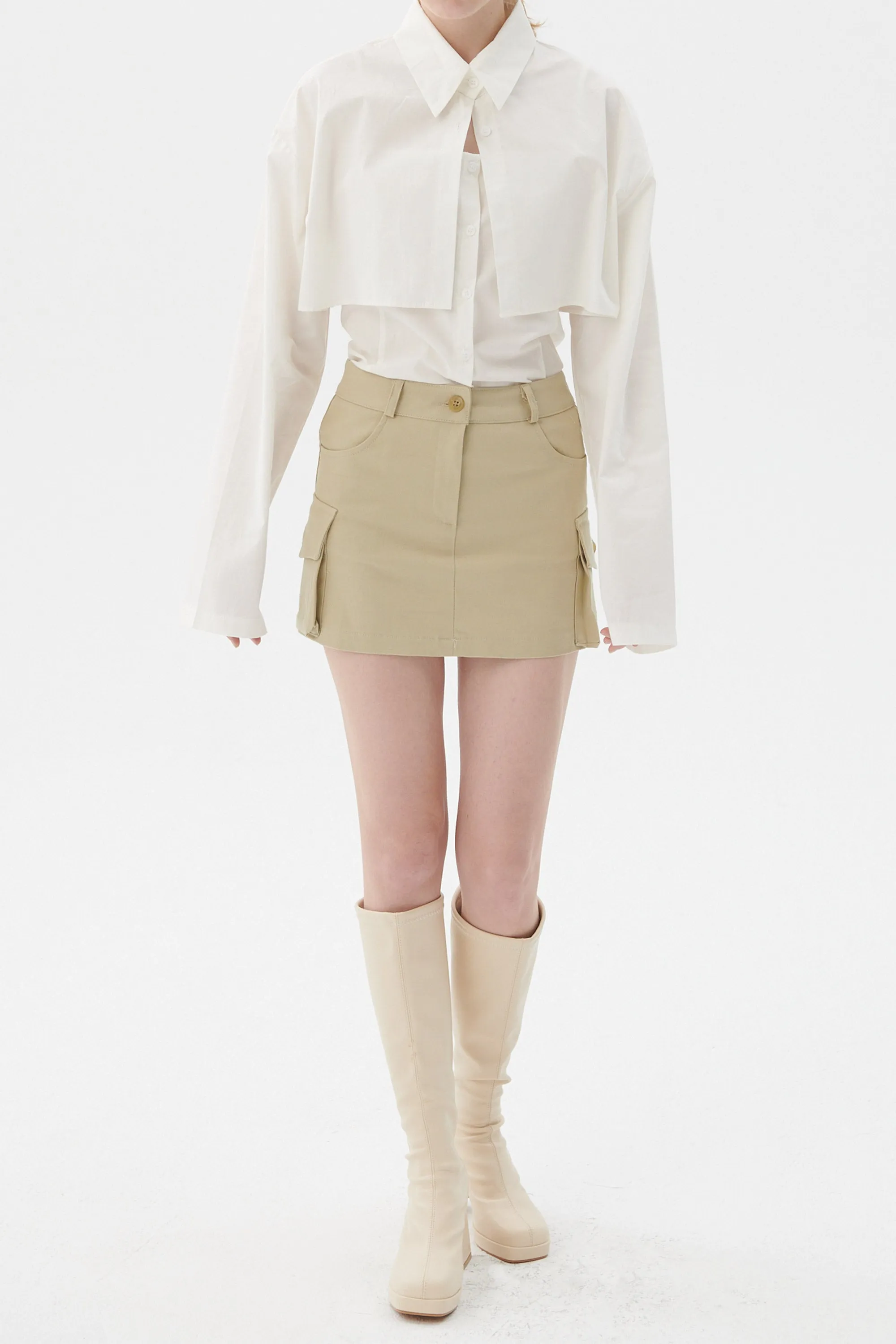Leslie Cargo Mini Skirt