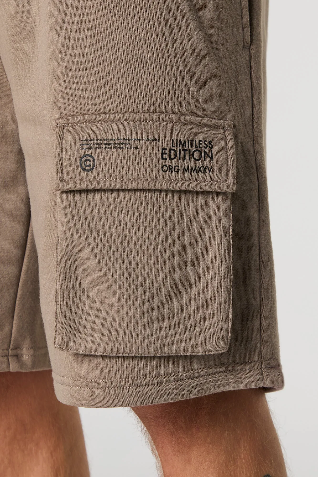 Limitless Edition Graphic Fleece Cargo Short