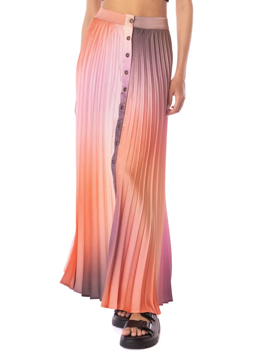 Maaji Pink Swirl Lola Long Skirt