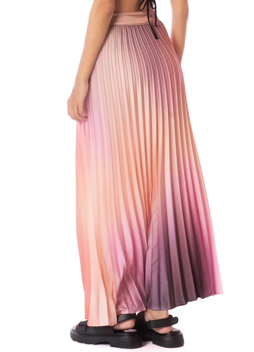 Maaji Pink Swirl Lola Long Skirt