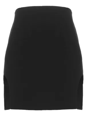 Magda Butrym Side Cut-Detailed Mini Skirt