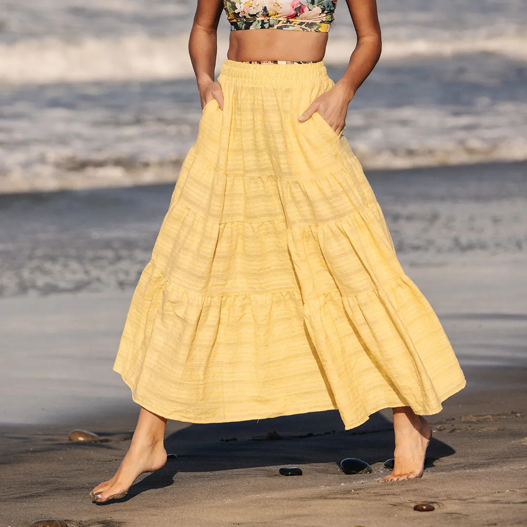 Maxi Skirt, Butter