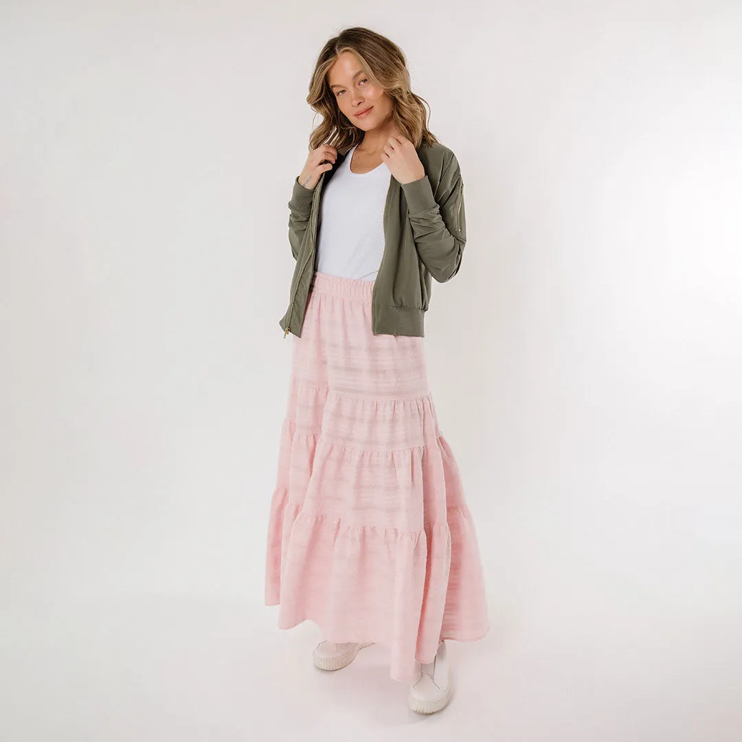 Maxi Skirt, Pink Kiss