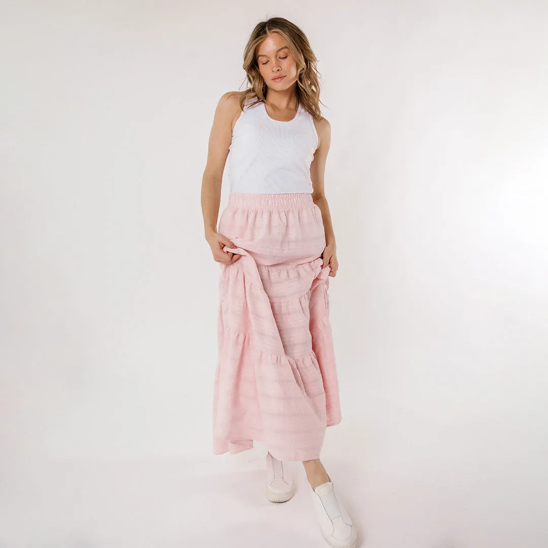 Maxi Skirt, Pink Kiss