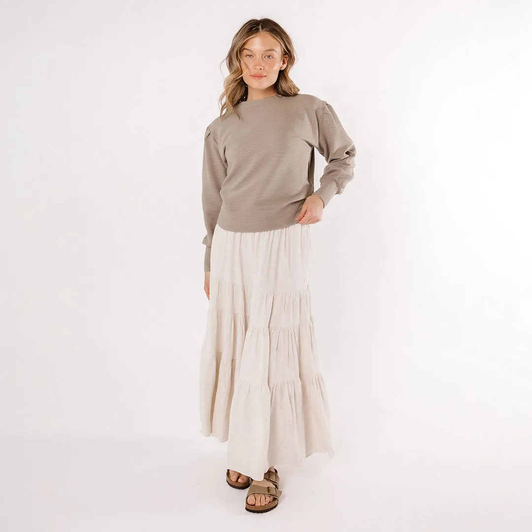 Maxi Skirt, Sand