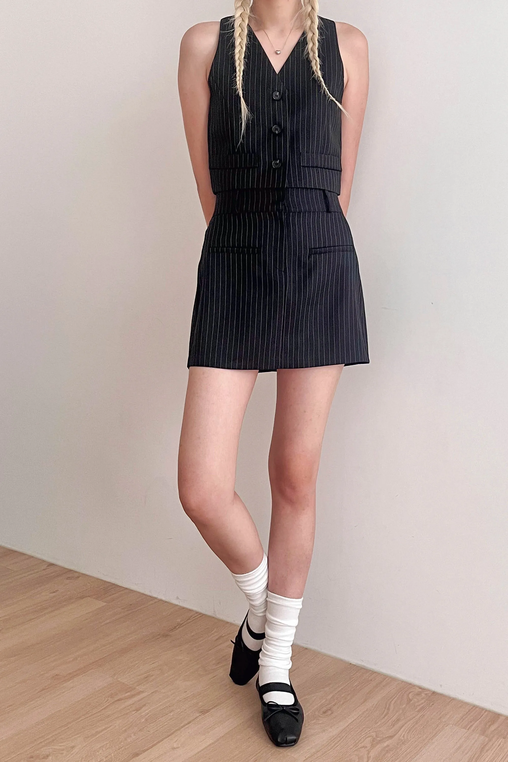 Mia Striped Mini Skirt