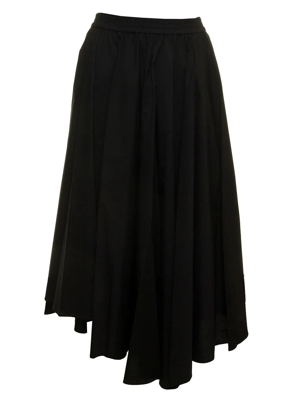 Michael Michael Kors Asymmetric Draped Midi Skirt