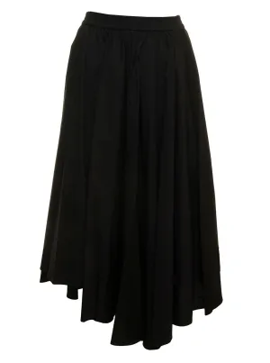 Michael Michael Kors Asymmetric Draped Midi Skirt