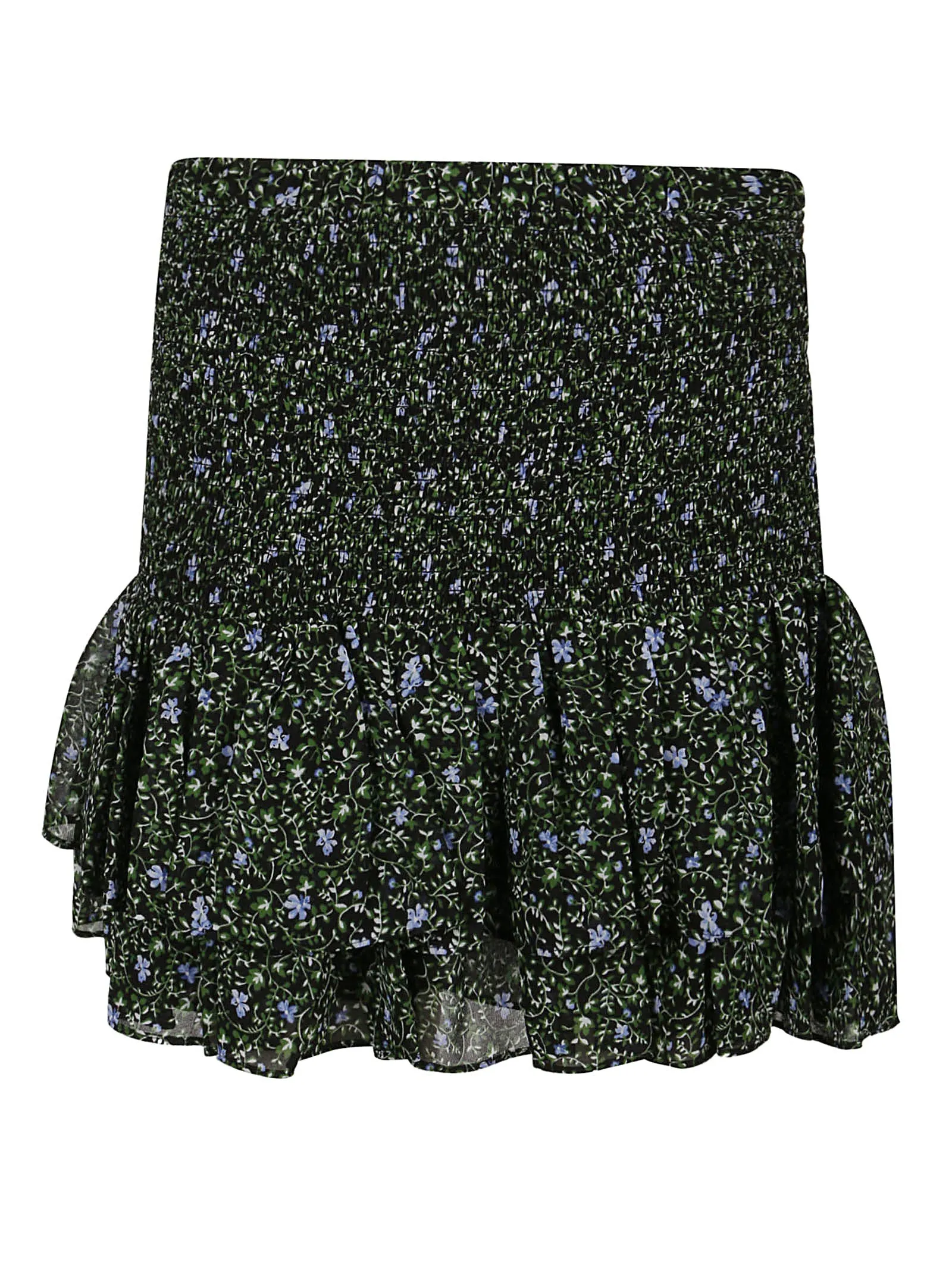 Michael Michael Kors Floral Georgette Layered Mini Skirt