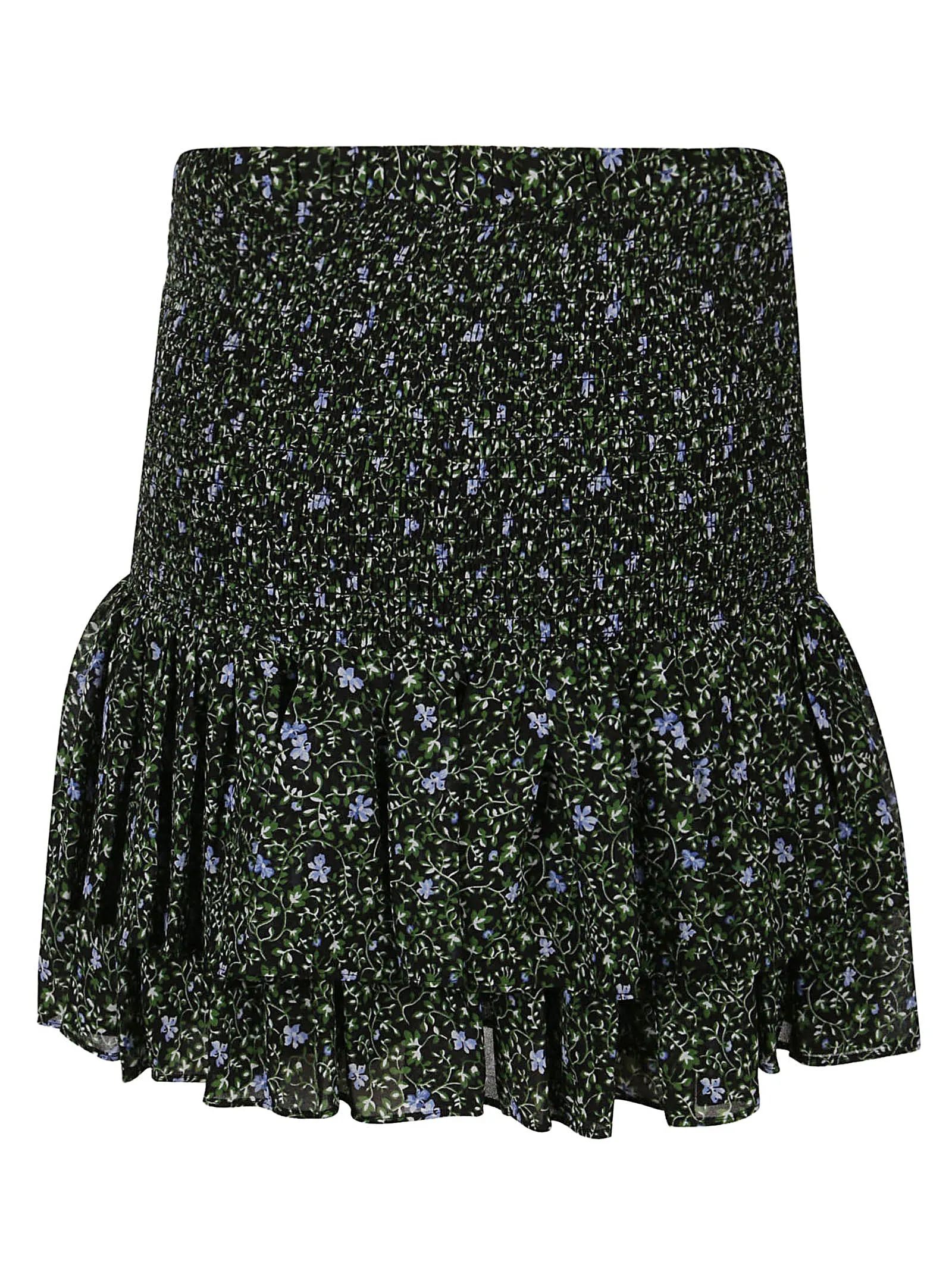 Michael Michael Kors Floral Georgette Layered Mini Skirt