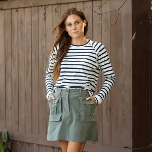 Mini Cargo Skirt, Olive