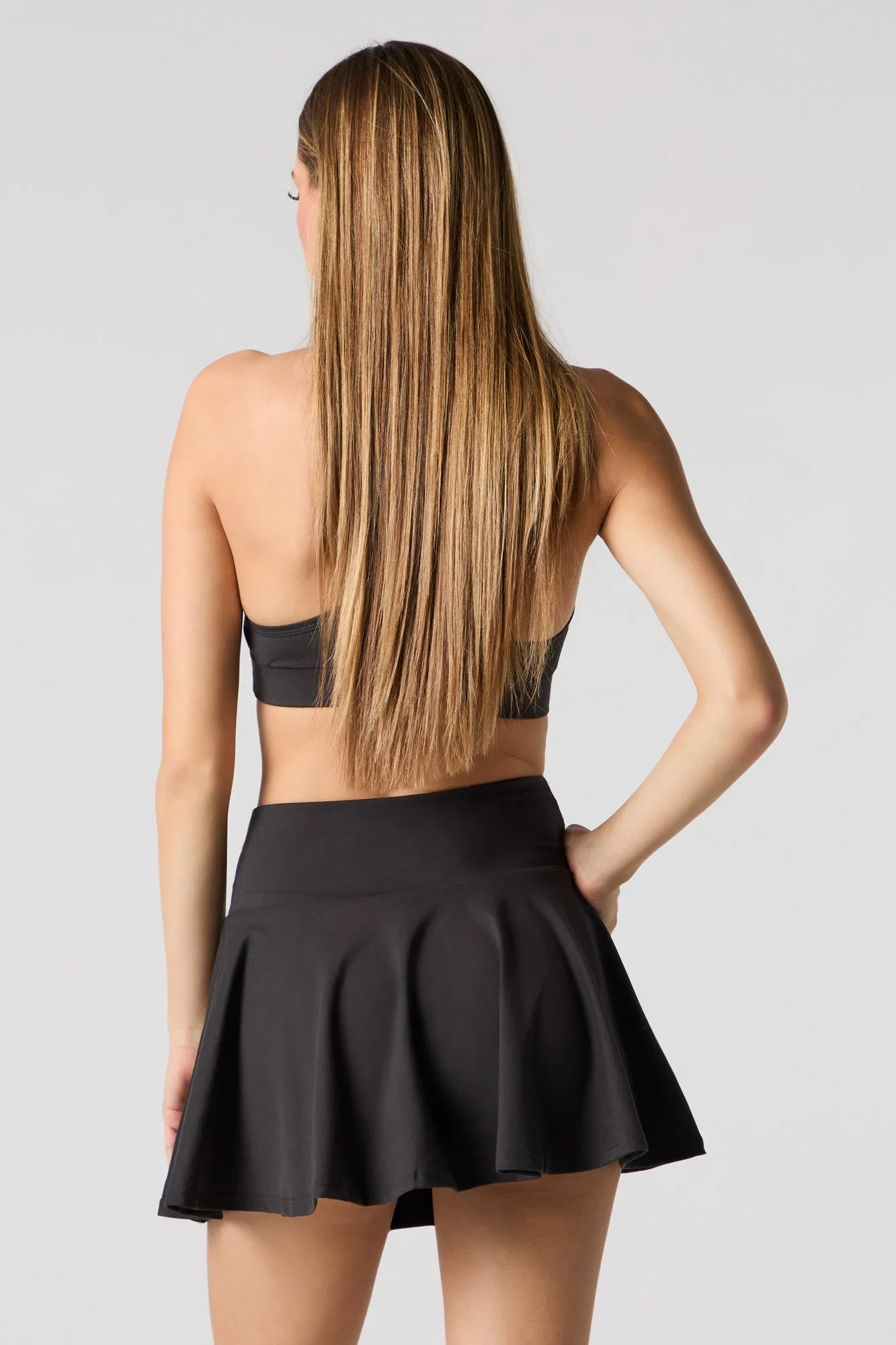 Minijupe-short Active fluide