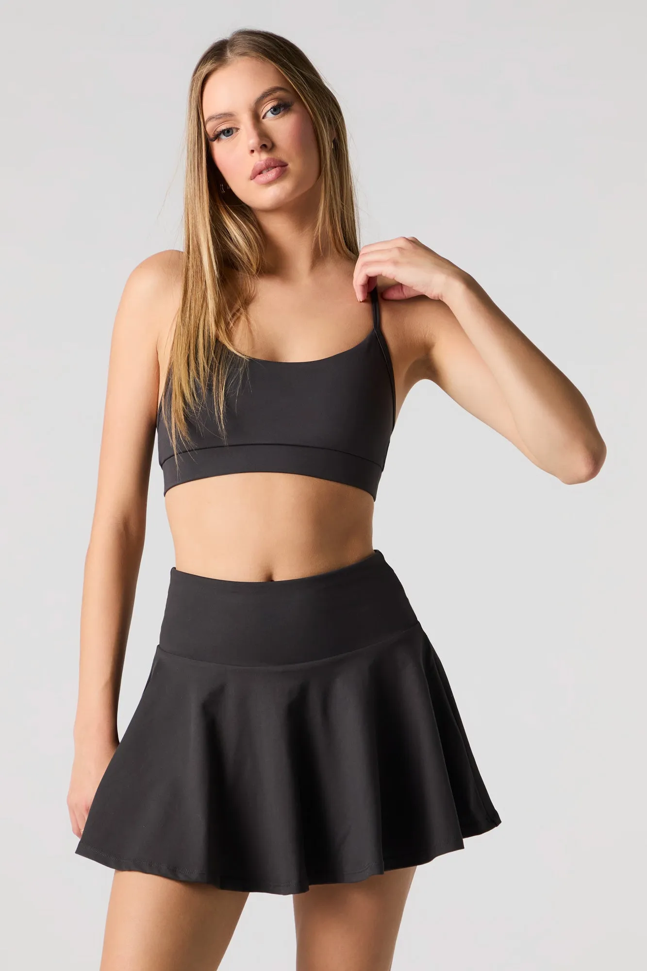 Minijupe-short Active fluide