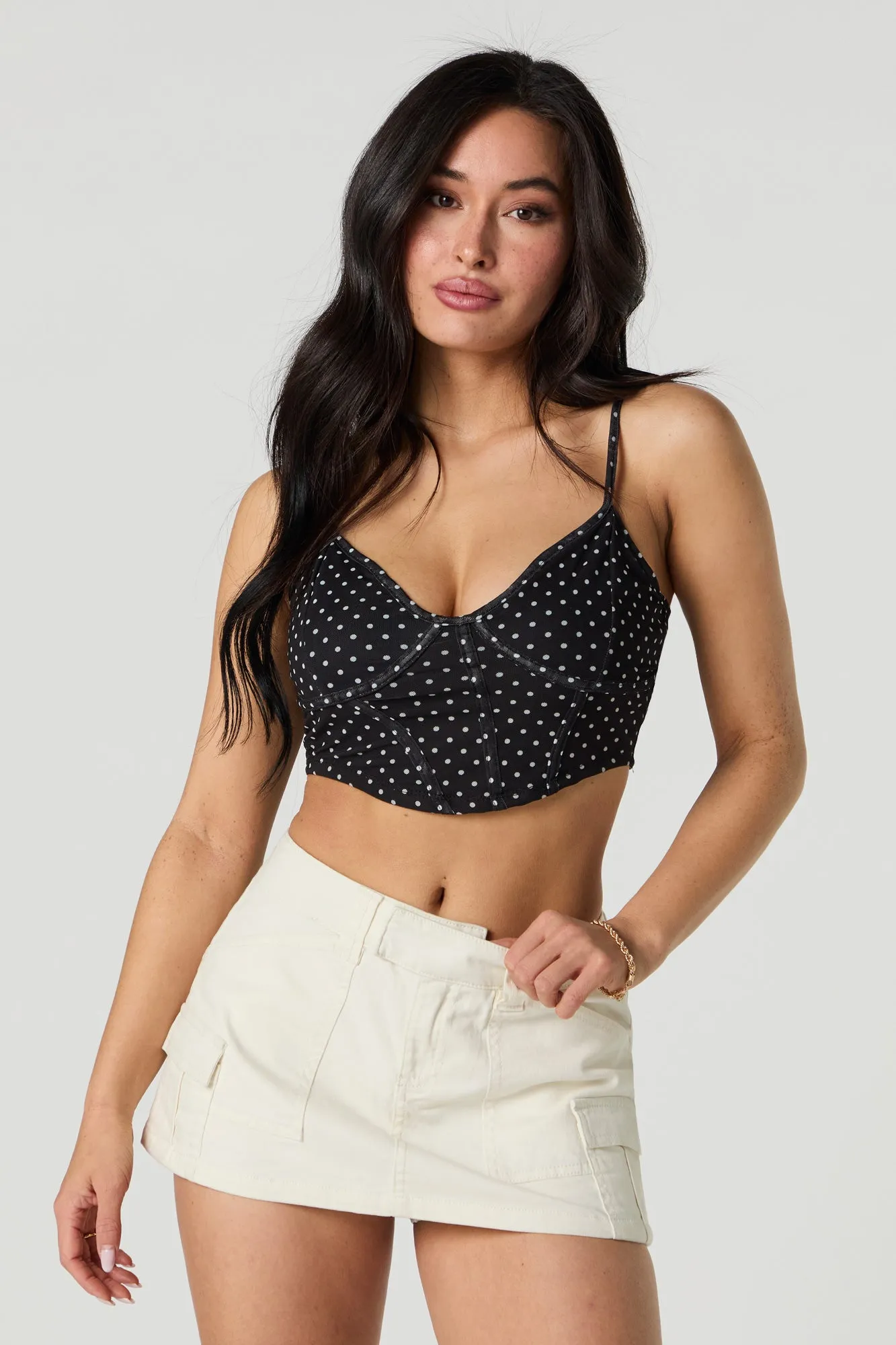 Minijupe-short cargo