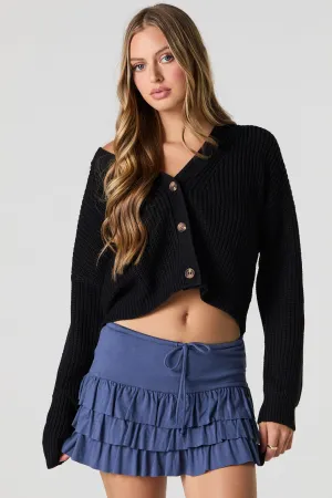 Minijupe short volantée