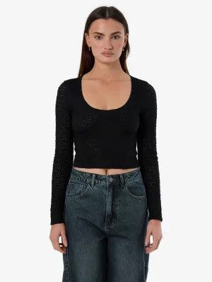Montanna Lace Top - Black