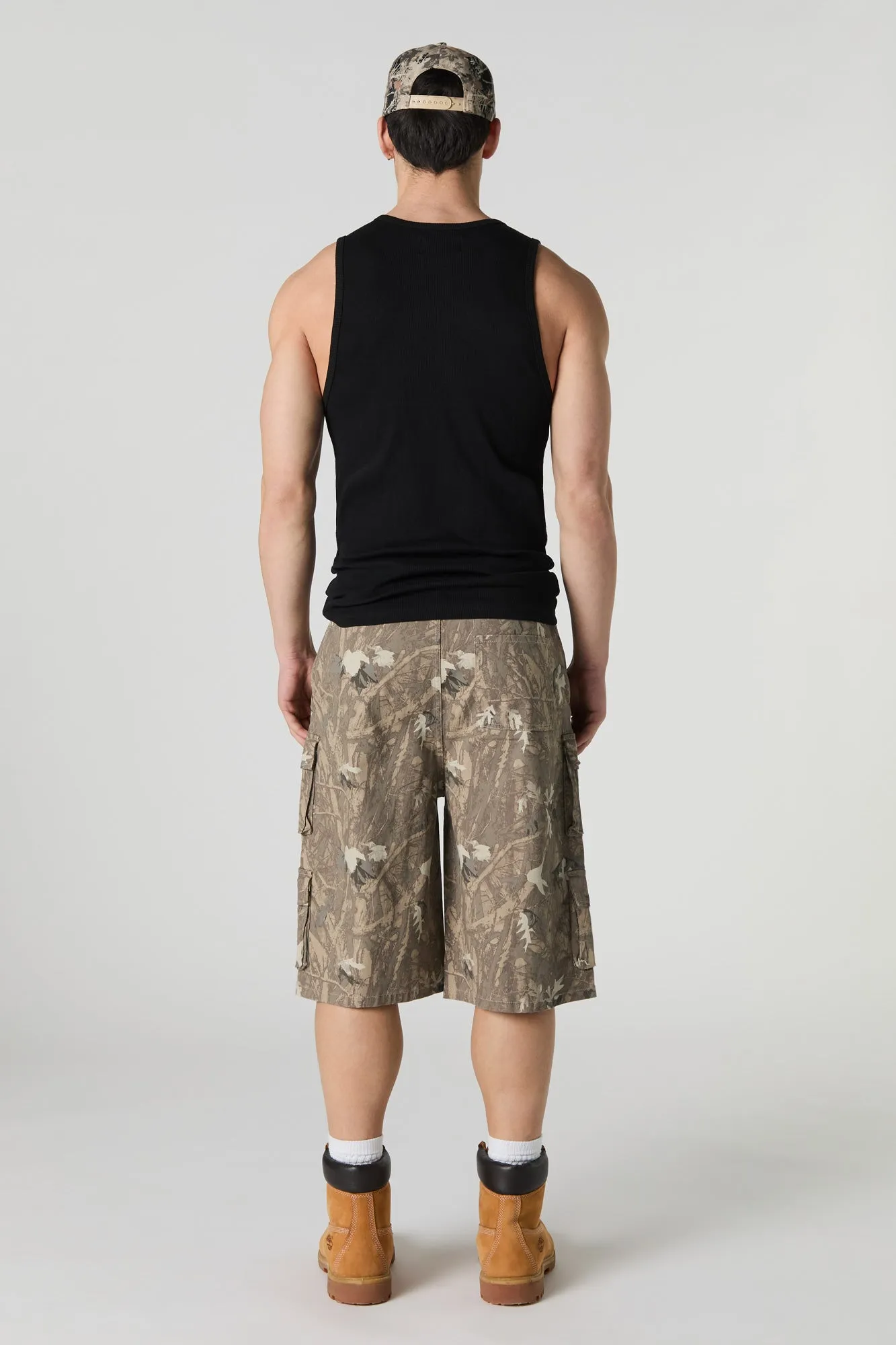 Multi Pocket Longline Cargo Short
