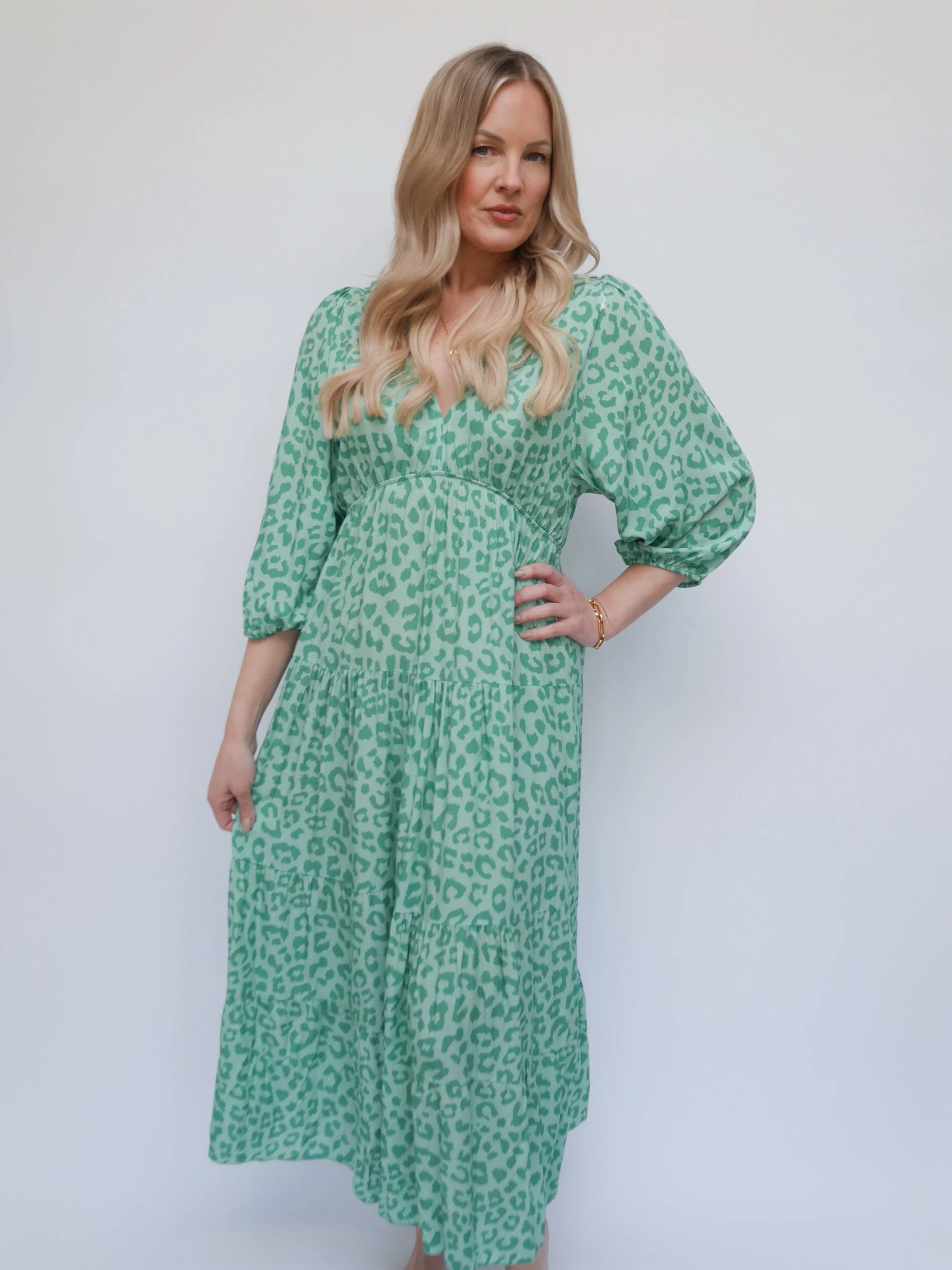 Naomi Dress Green