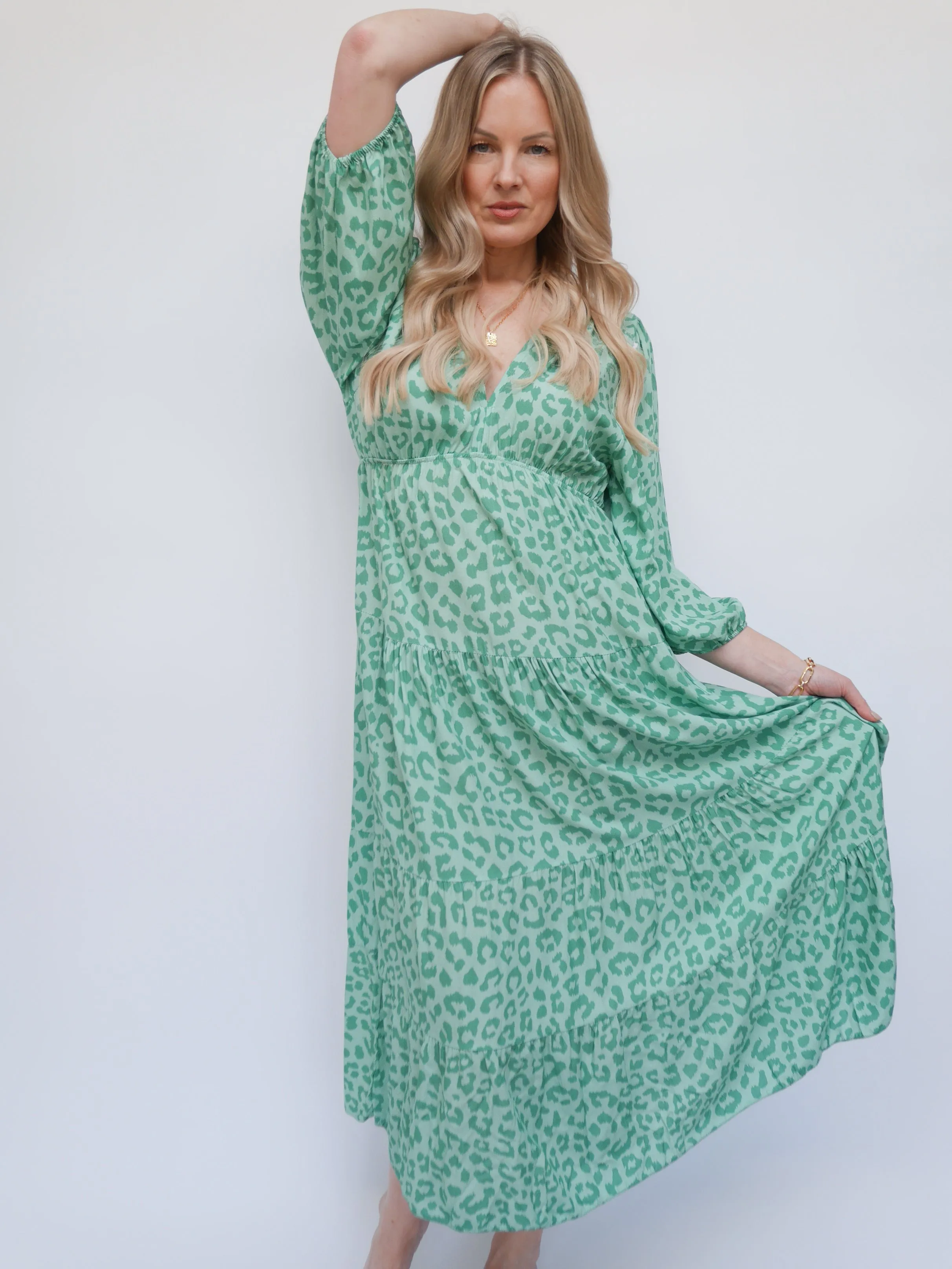 Naomi Dress Green