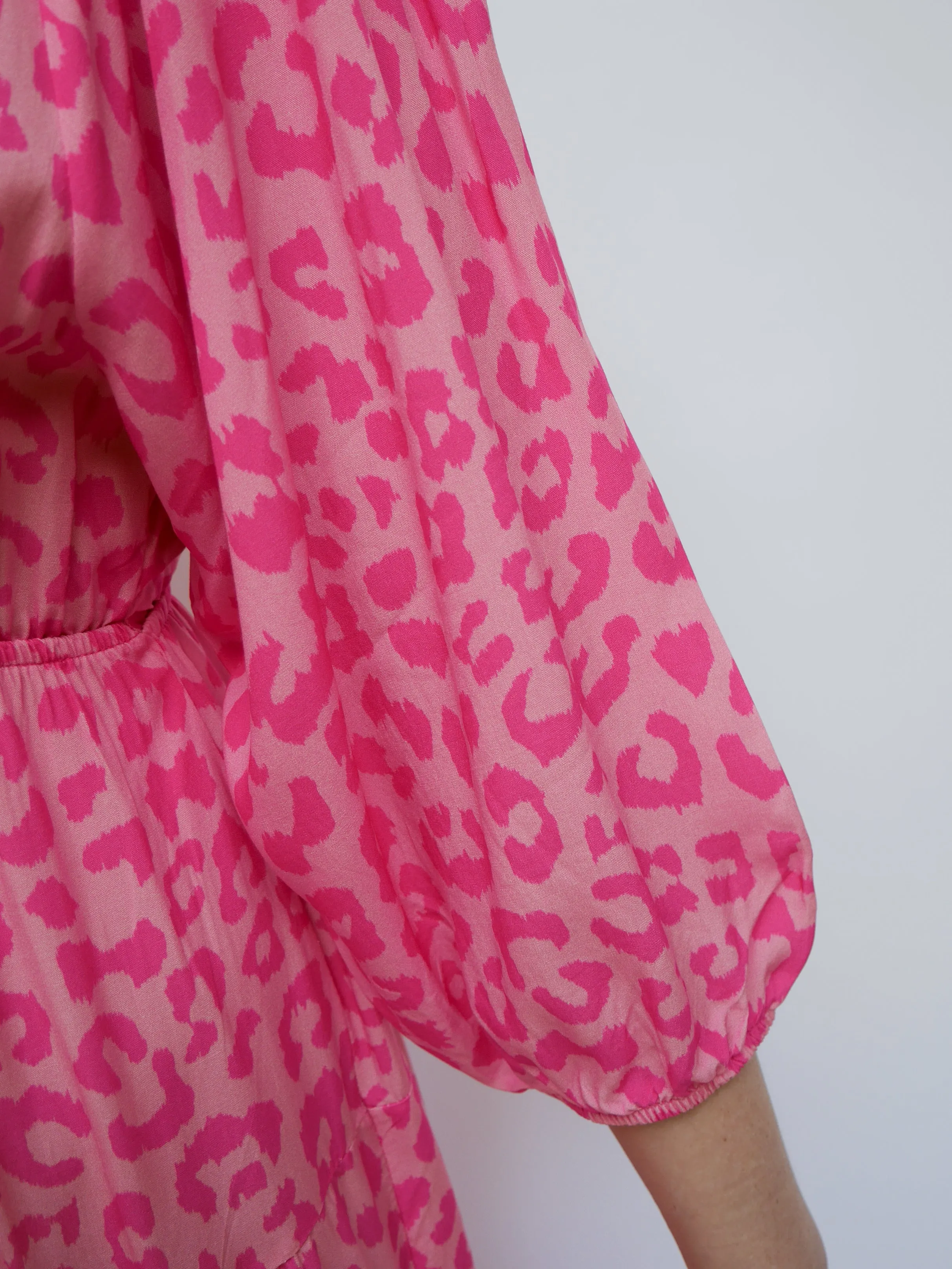 Naomi Dress Pink & Fuchsia