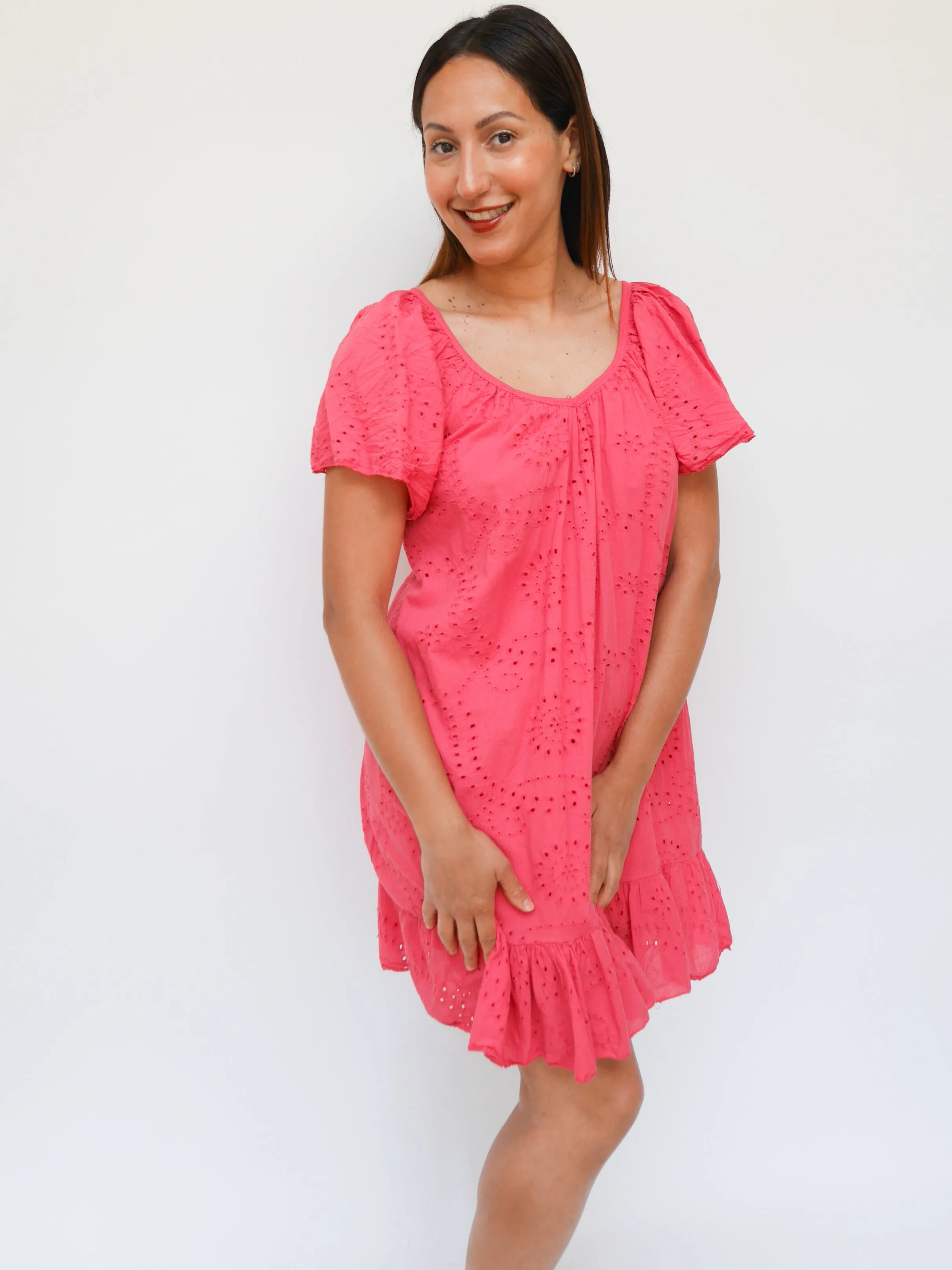 Nia Dress Crimson