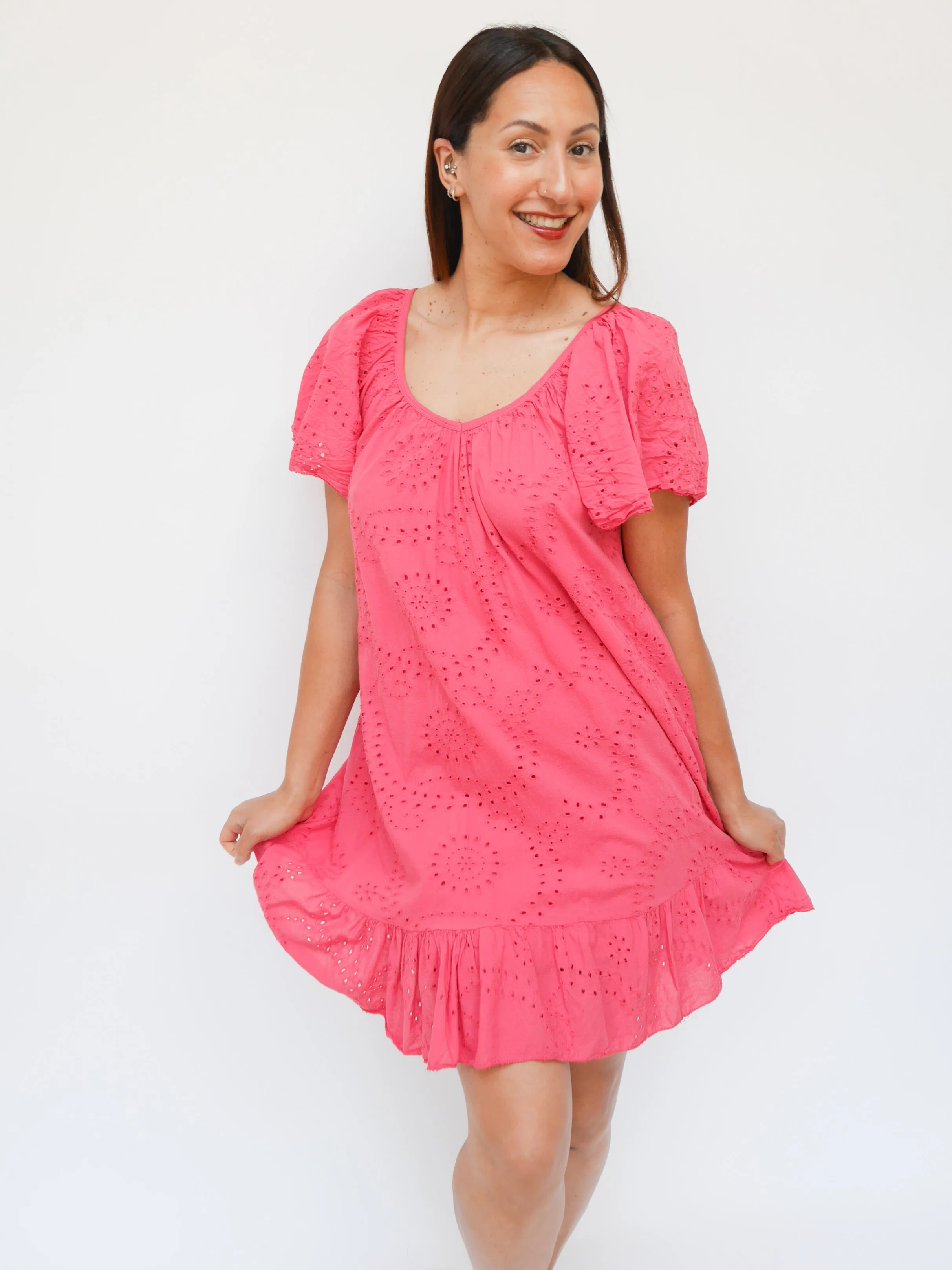 Nia Dress Crimson