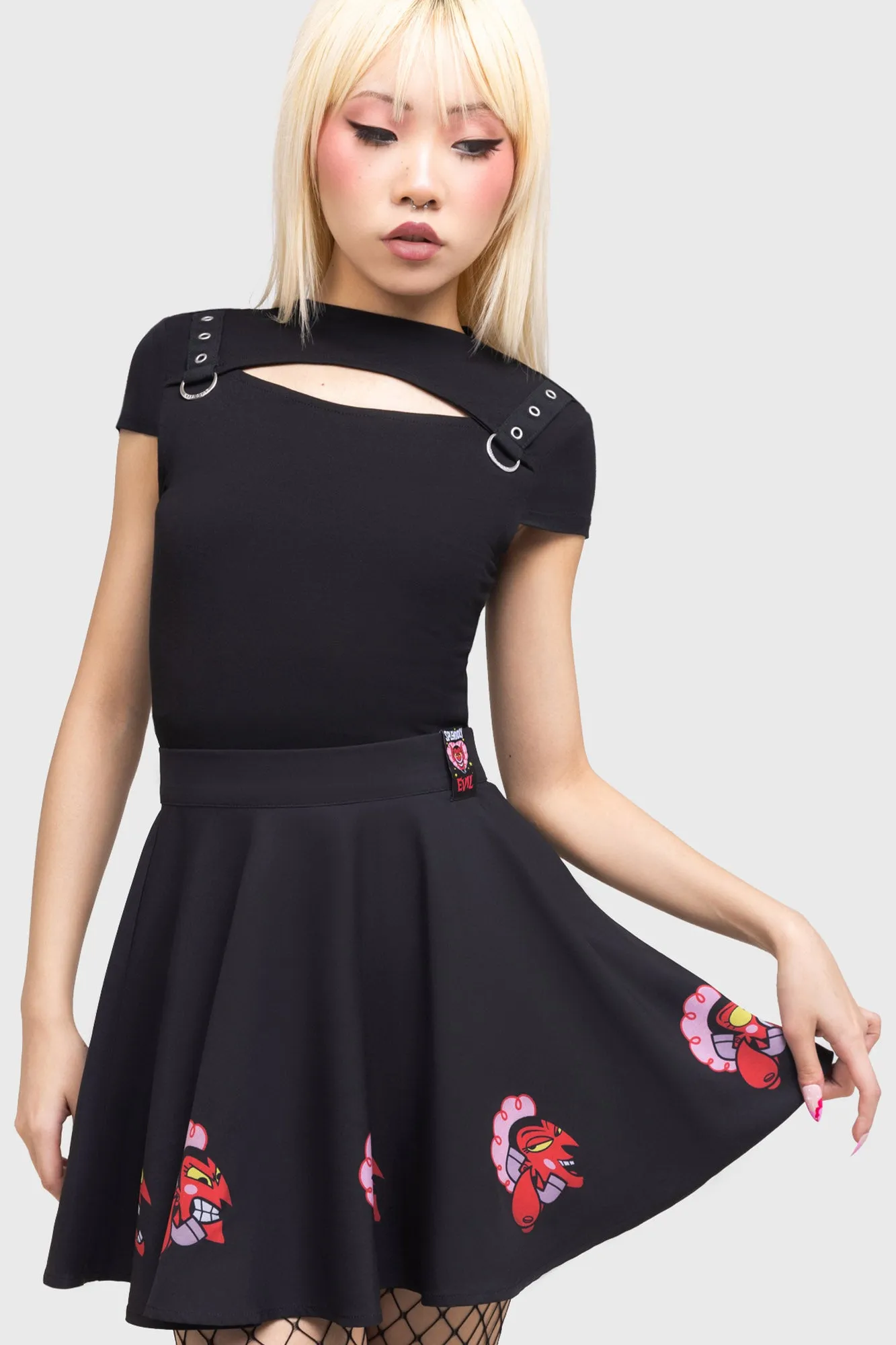 Oh So Evil Skater Skirt