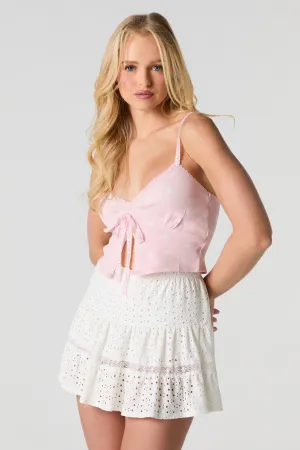 Pointelle Mini Skort