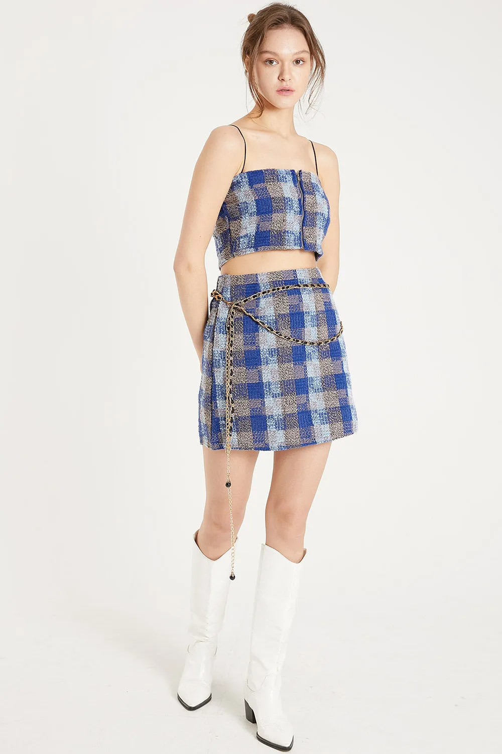 Remi Tweed Hline Skirt