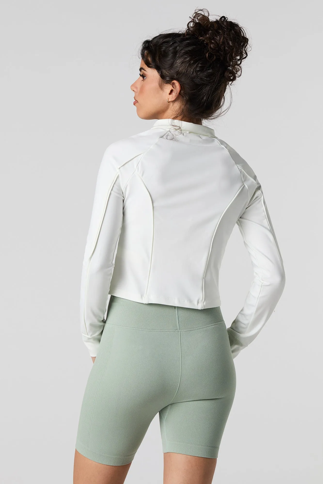 Seamless Foldover Waist Biker Short