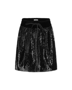Sequined Mini Skirt