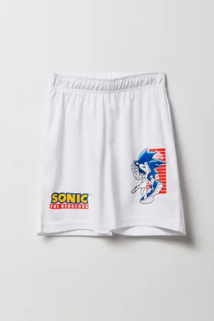 Short Active en filet à imprimé Sonic pour garçon