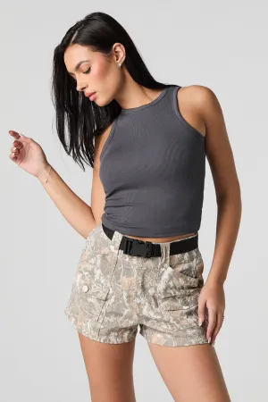 Short cargo avec ceinture