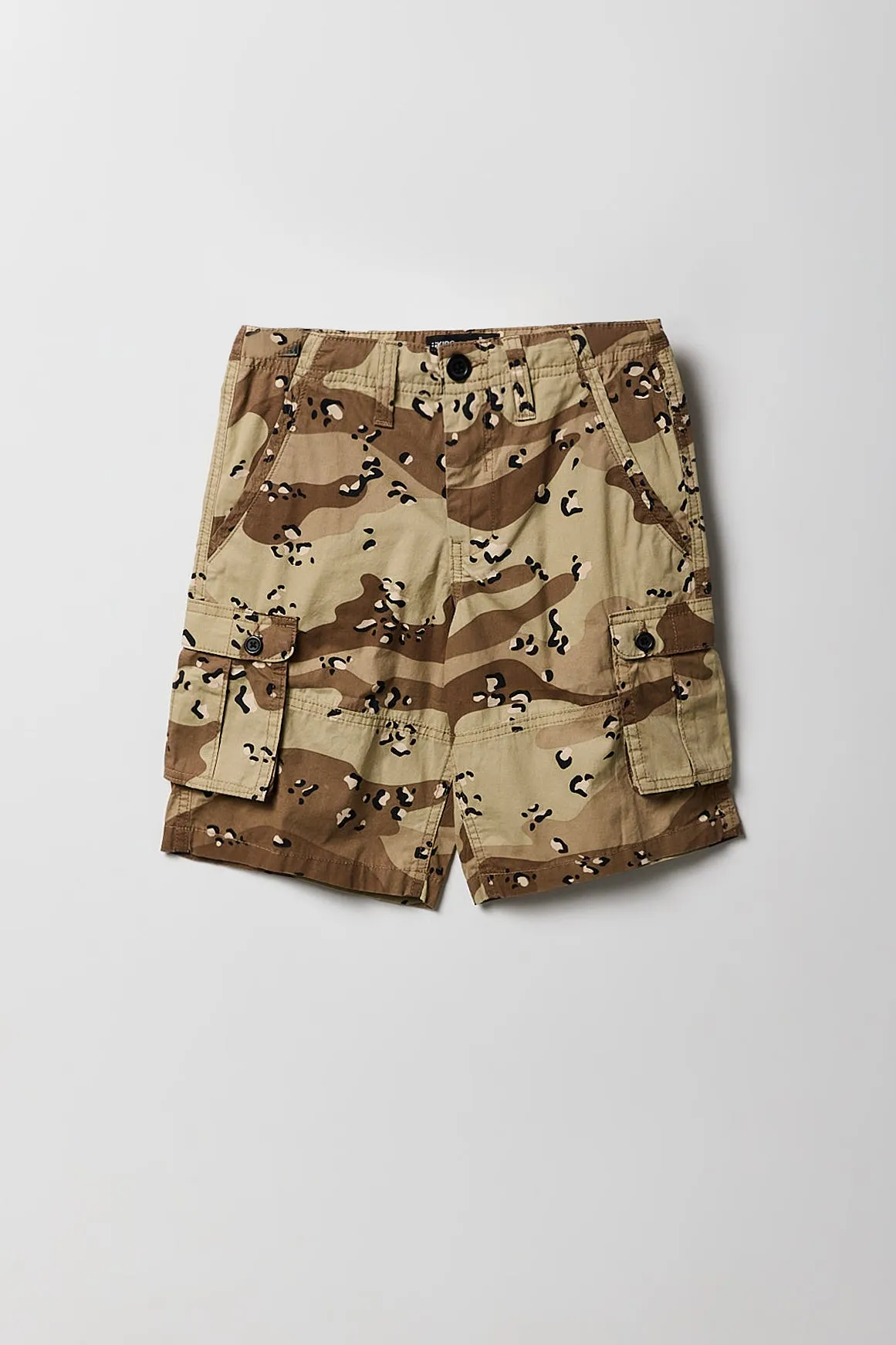 Short cargo avec motif camouflage pour garçon