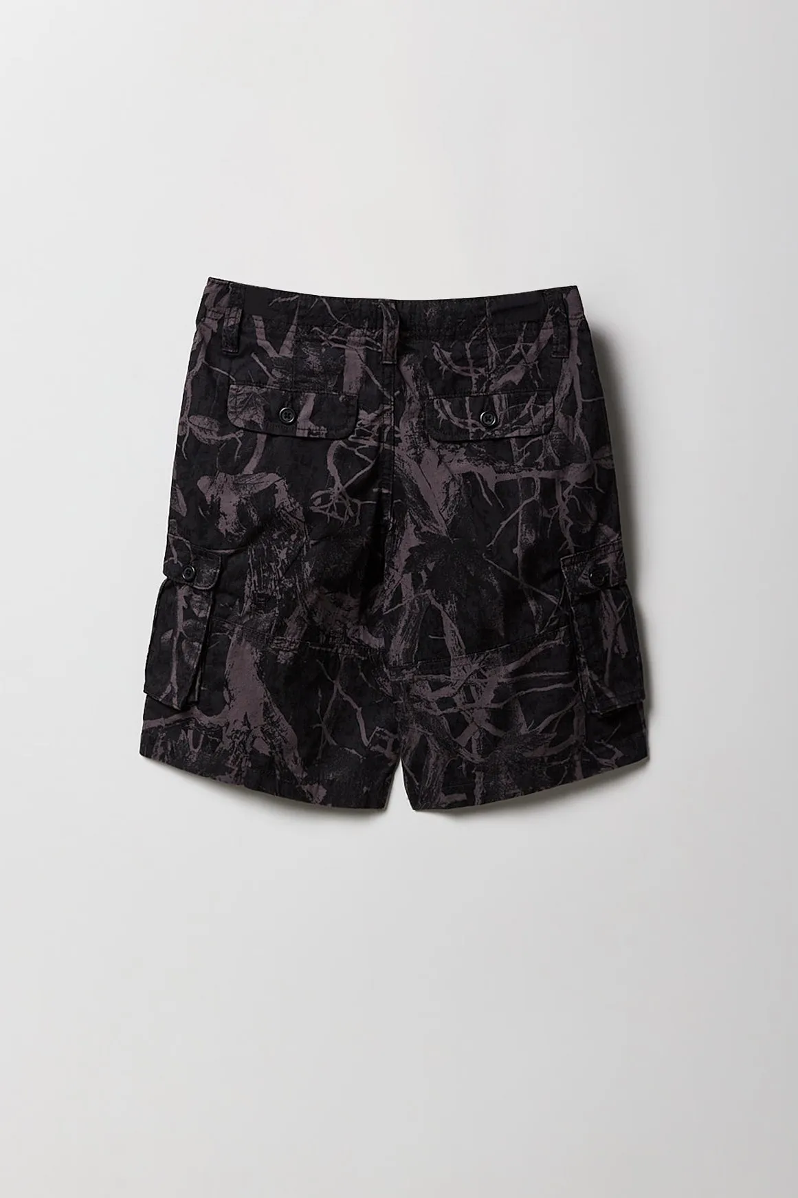 Short cargo avec motif camouflage pour garçon