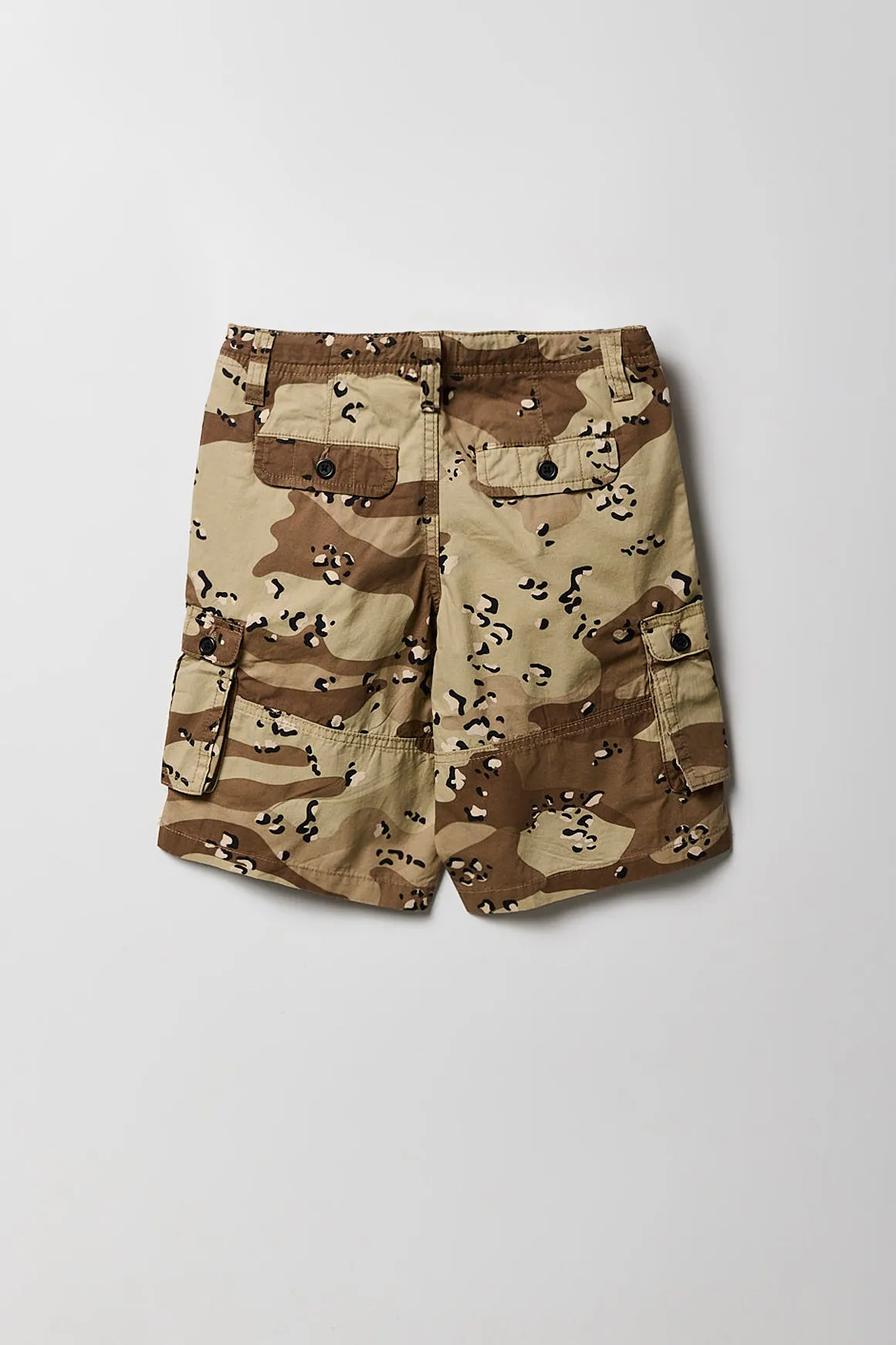 Short cargo avec motif camouflage pour garçon