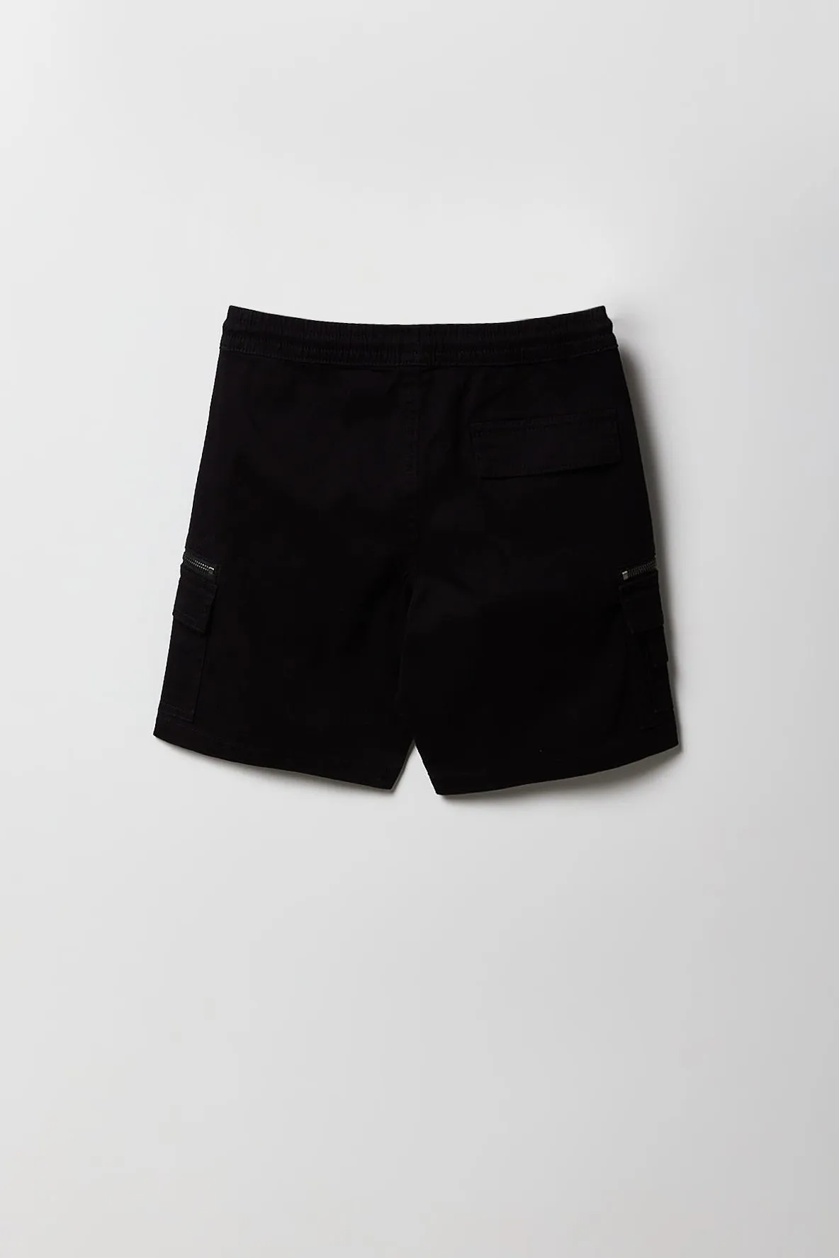 Short cargo avec poches à fermeture à glissière pour garçon
