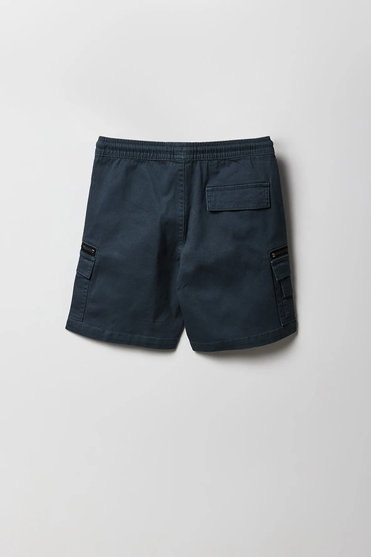 Short cargo avec poches à fermeture à glissière pour garçon