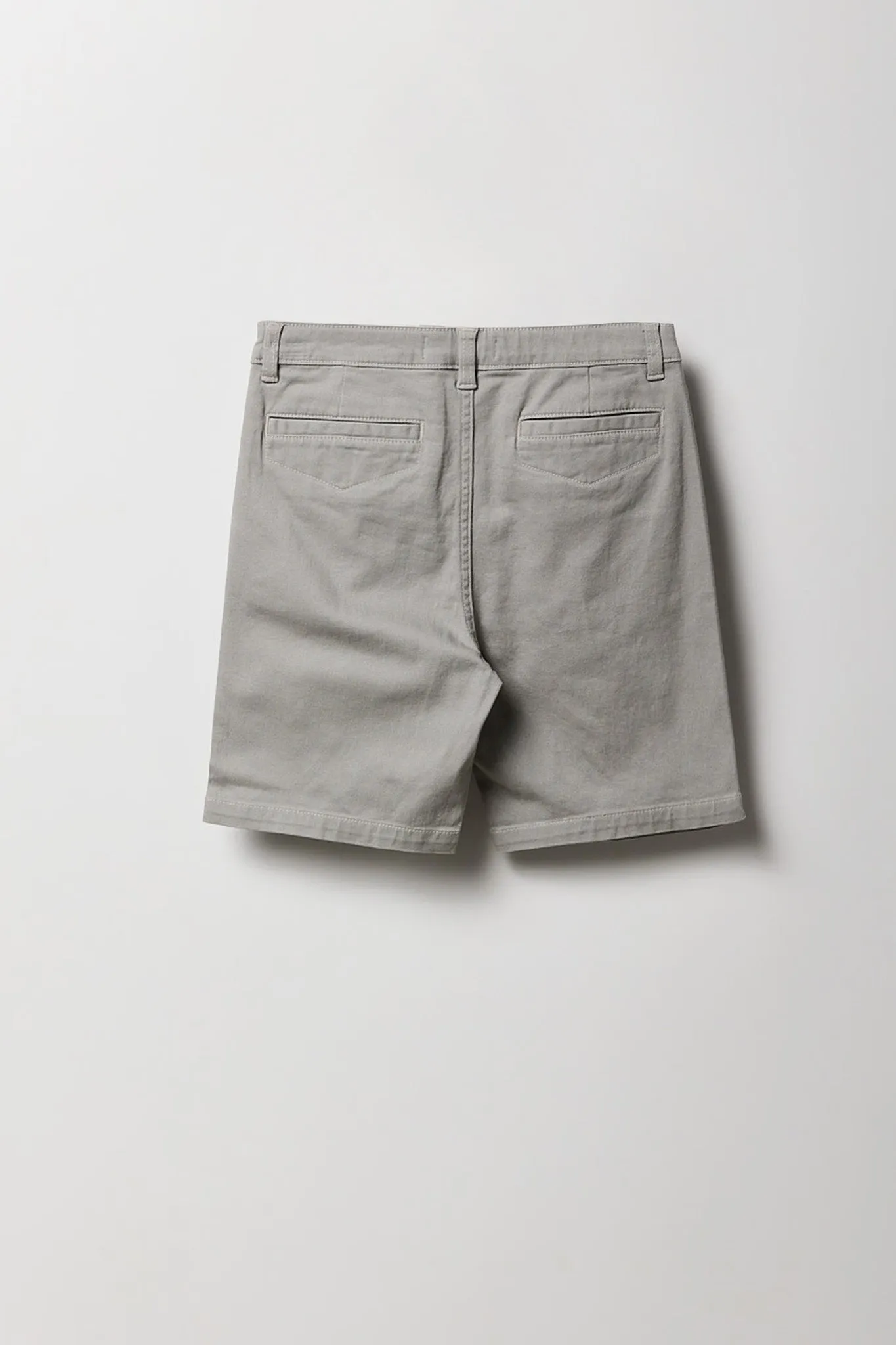 Short chino uni pour garçon