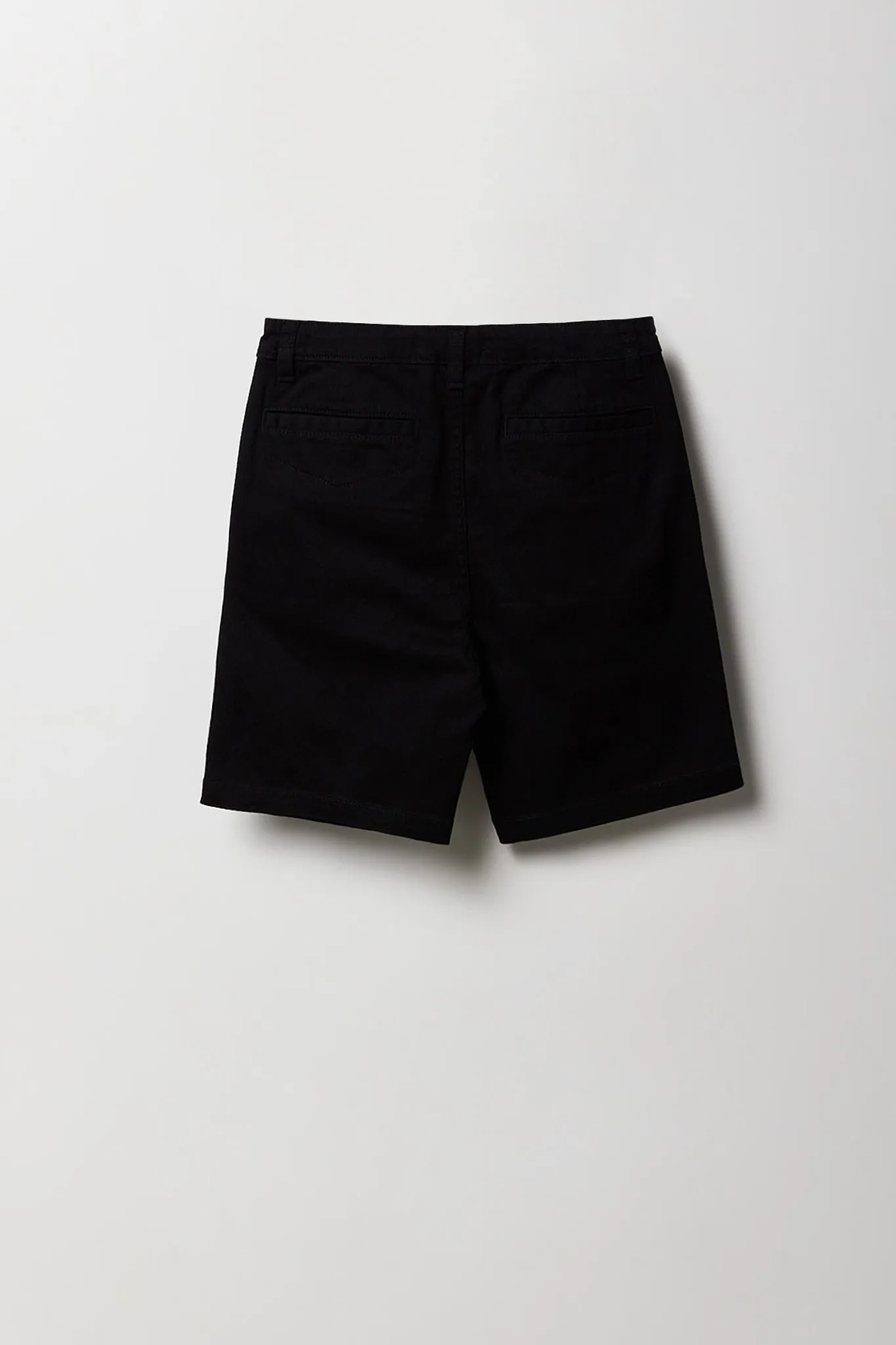 Short chino uni pour garçon