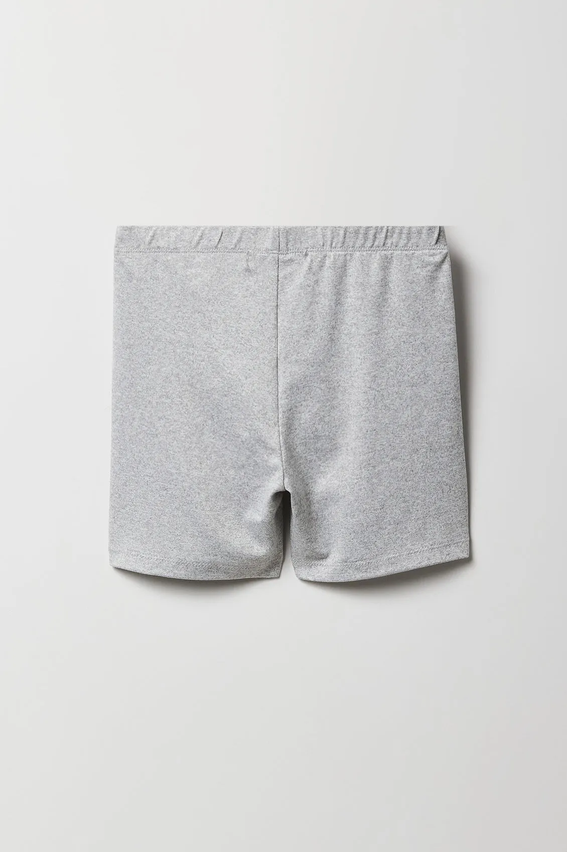 Short court uni et imprimé pour fille (Paquet de 2)
