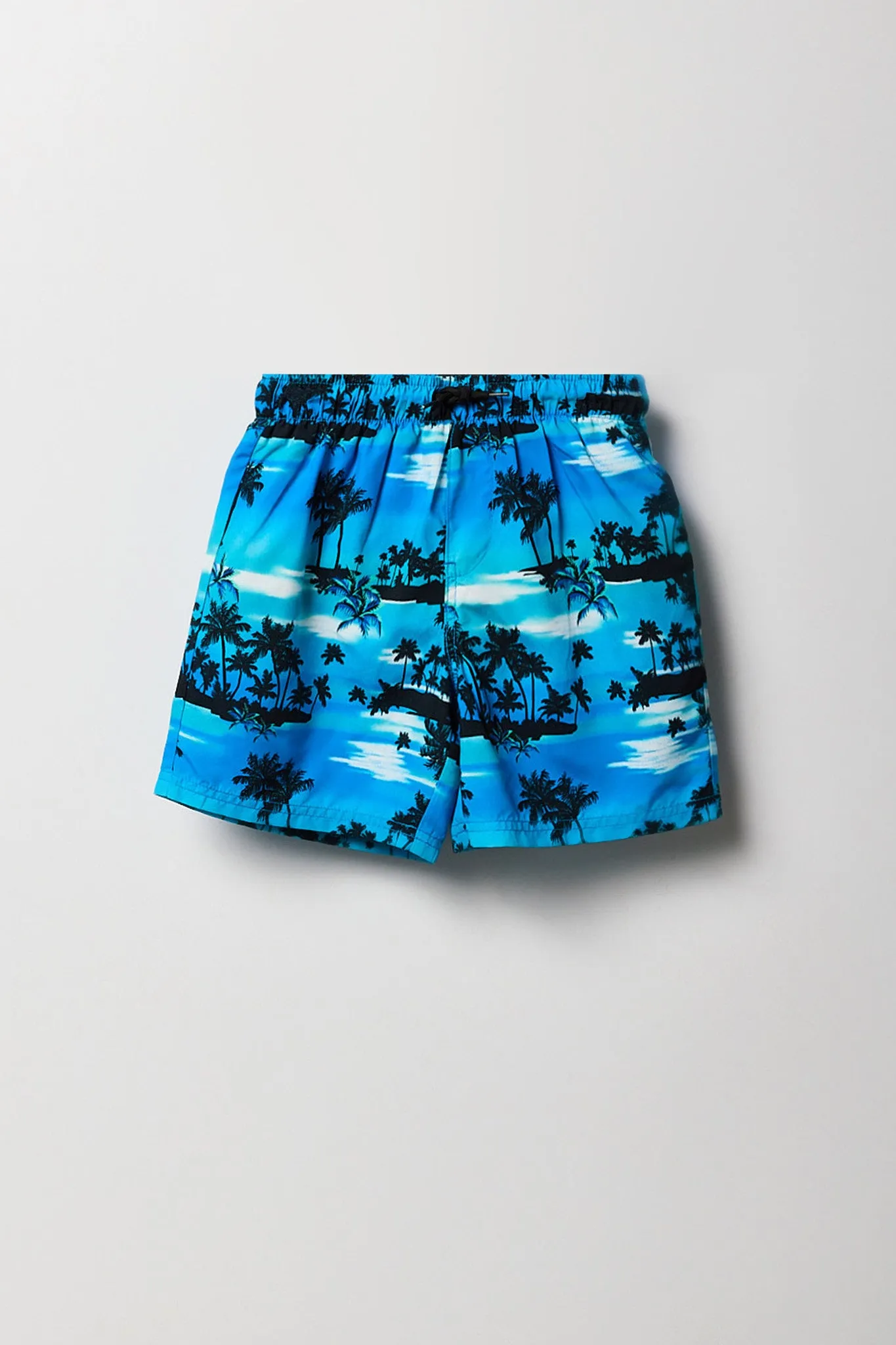 Short de baignade avec motif tropical pour garçon