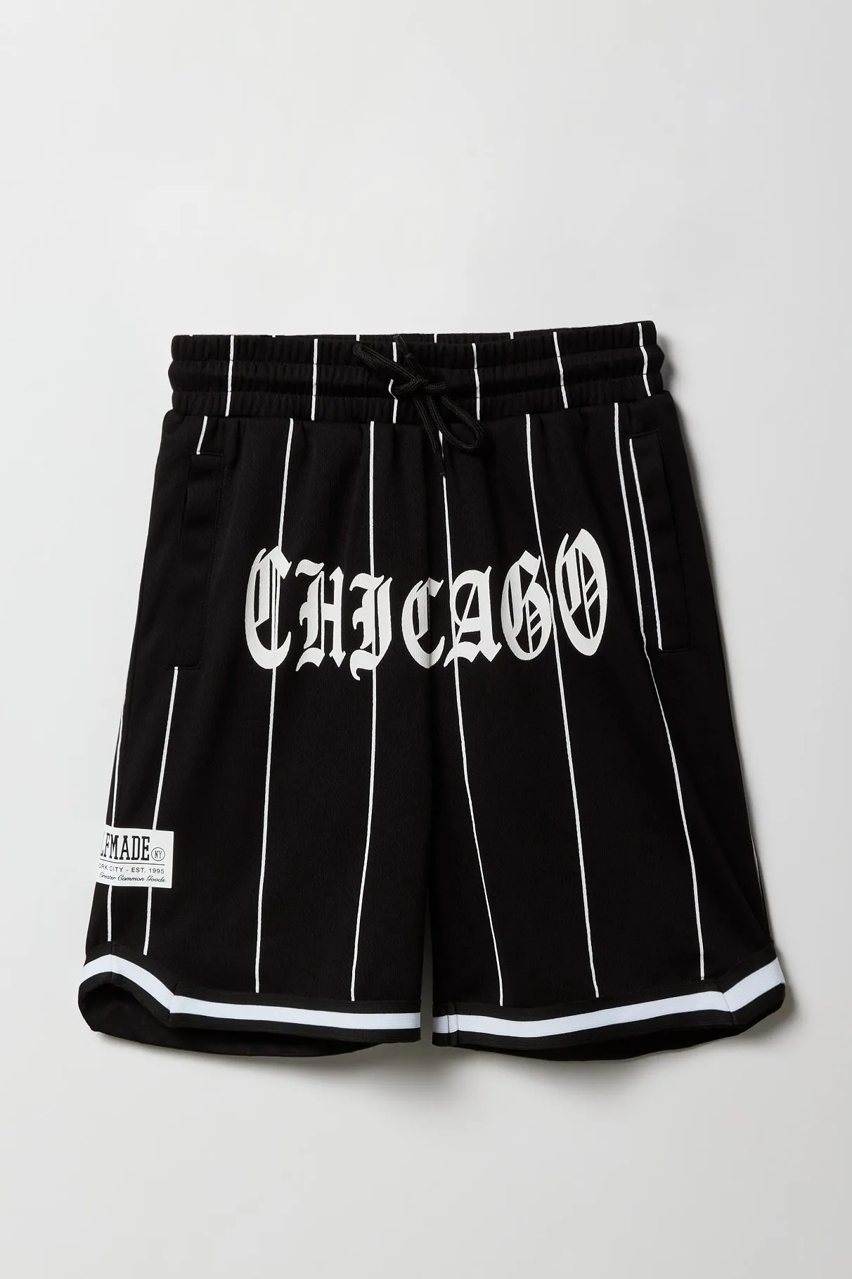 Short de basketball en filet imprimé pour garçon