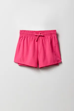 Short de course Active pour fille