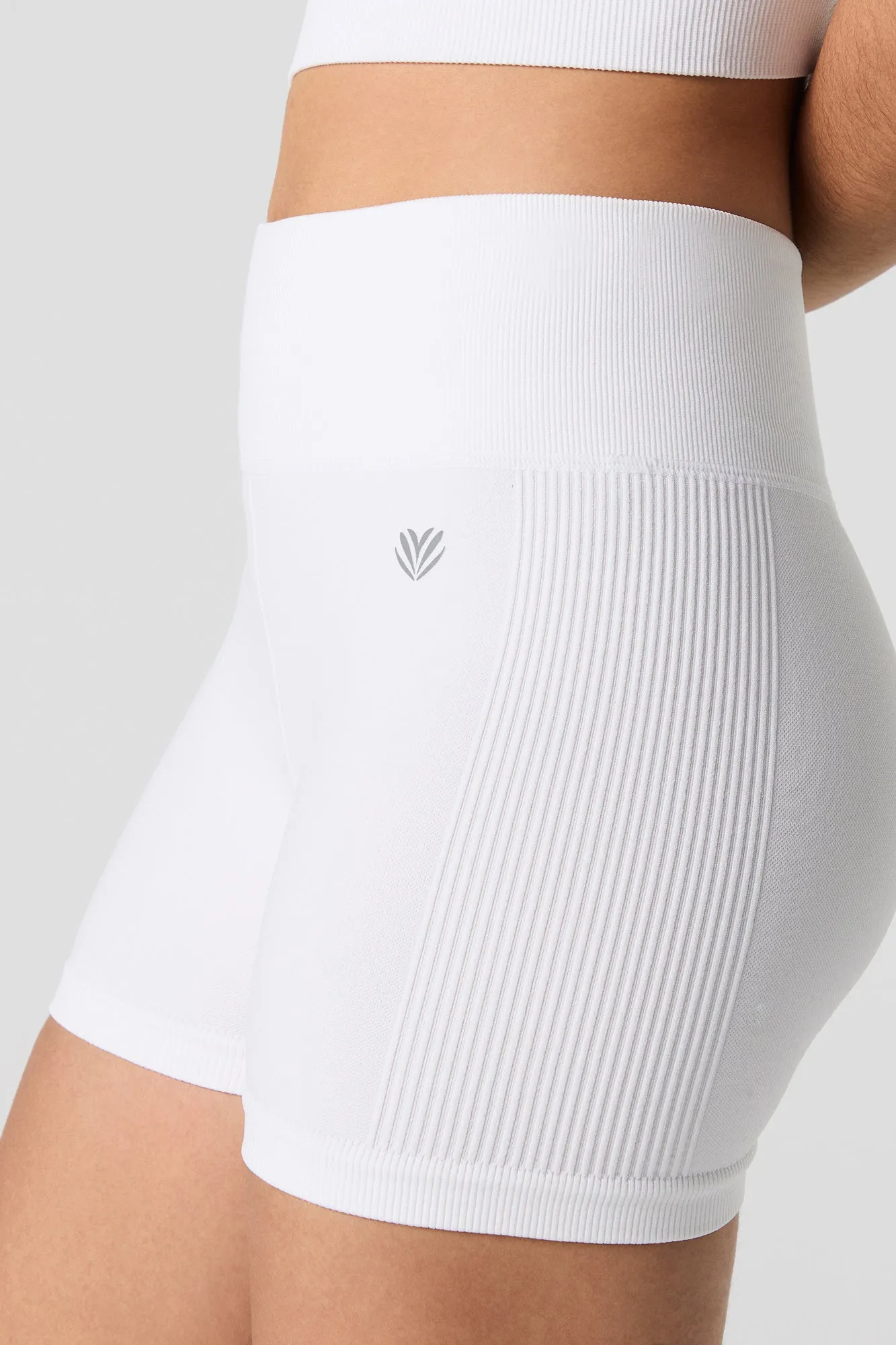 Short de cycliste sans couture à dos ruché