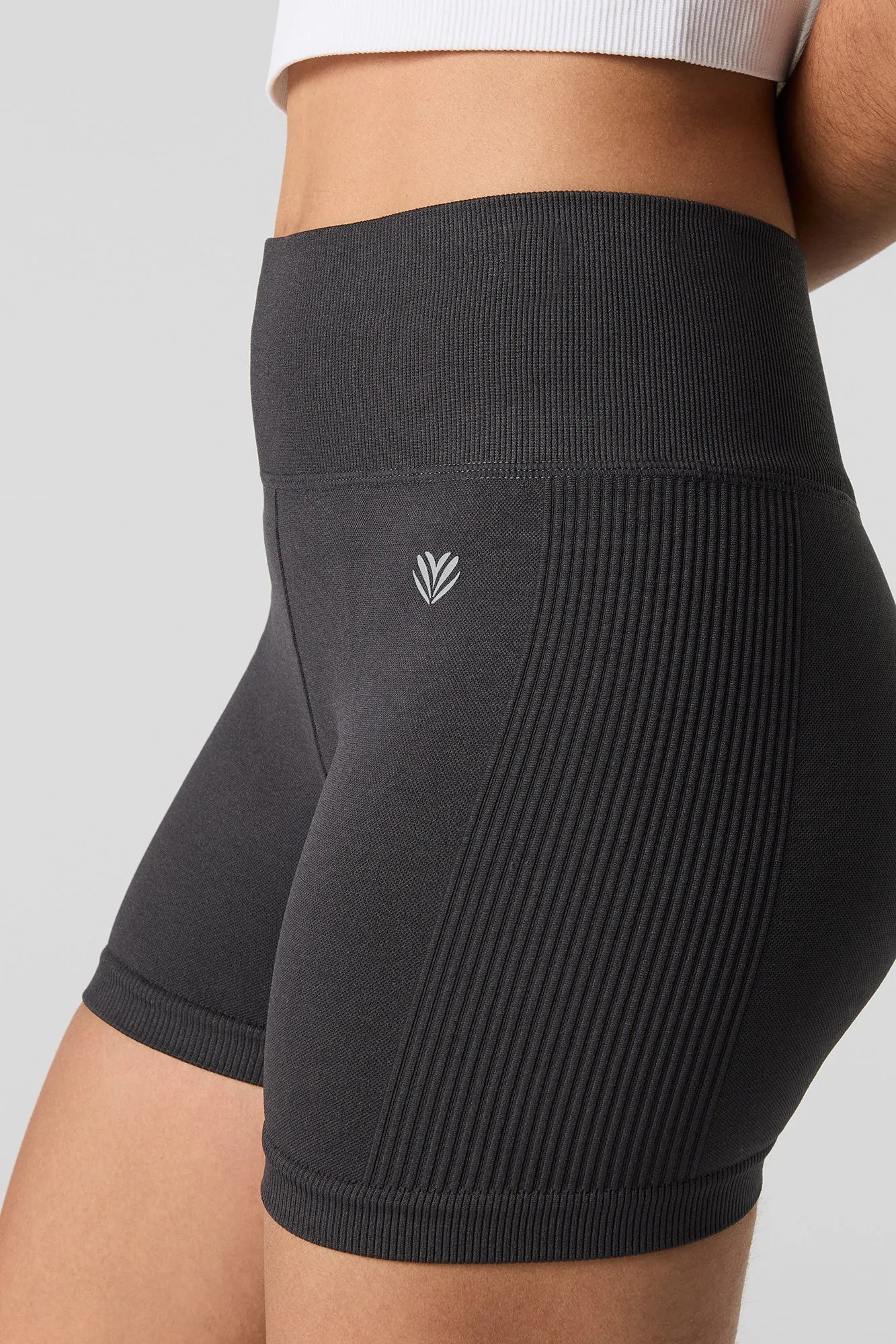 Short de cycliste sans couture à dos ruché