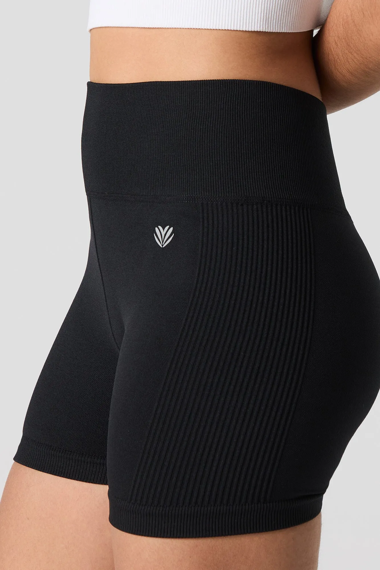 Short de cycliste sans couture à dos ruché