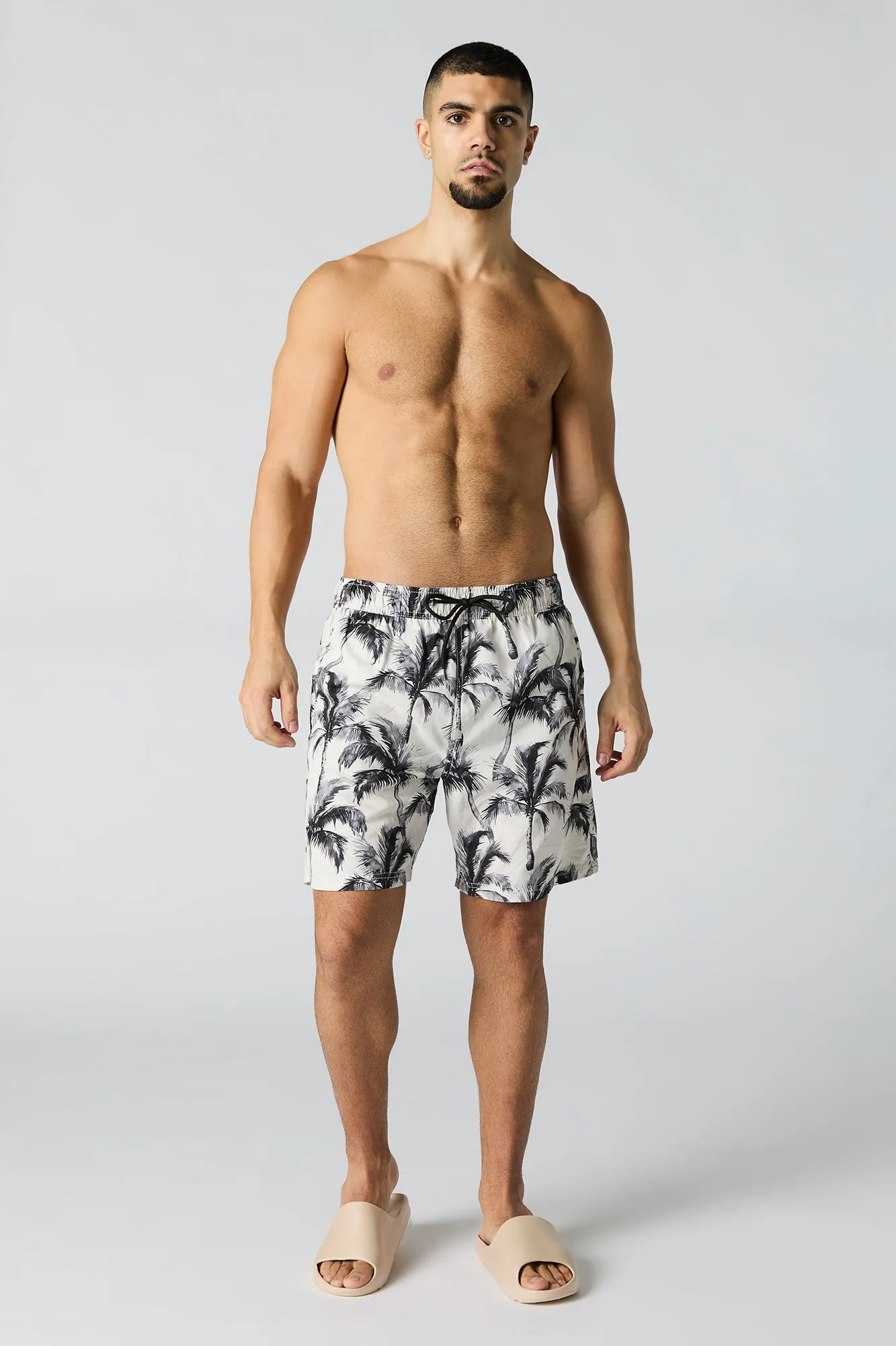 Short de surf imprimé